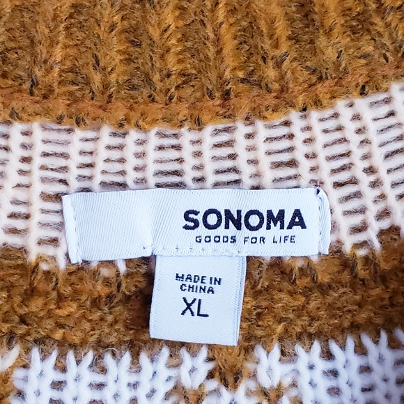 Mustard Snowflake Sweater - Picture 4 of 5